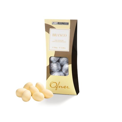 MINI OVOS DE CHOCOLATE BRANCO 150G